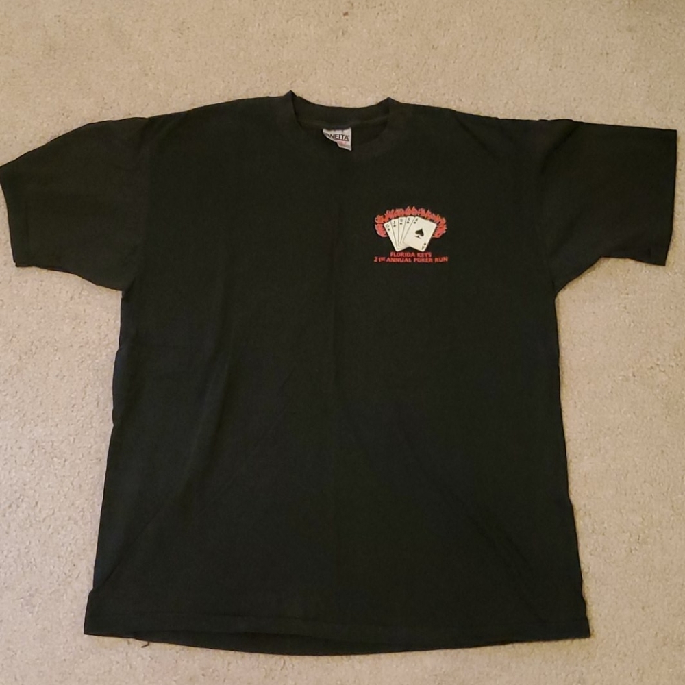 Vintage Fla. Keys Bike Run shirt made in USA